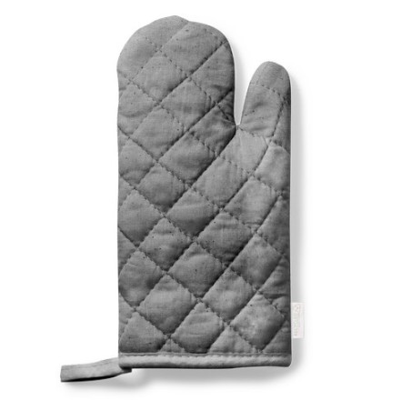 Gant de Cuisine Éco-responsable en Coton Recyclé Personnalisé - Cafar Matières : coton recyclé Couleurs : naturel impression log