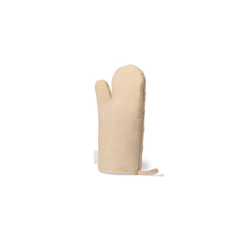 Gant de Cuisine Éco-responsable en Coton Recyclé Personnalisé - Cafar Matières : coton recyclé Couleurs : noir objet promotionne