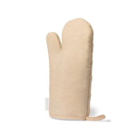 Gant de Cuisine Éco-responsable en Coton Recyclé Personnalisé - Cafar Matières : coton recyclé Couleurs : noir objet promotionne