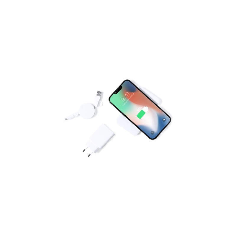 Set de Power Bank Éco-responsable Personnalisé - Accessoire High Tech Cody Couleurs : blanc livraison express 24h 48h