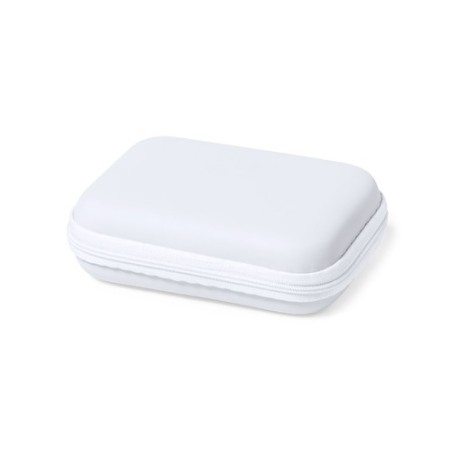 Set de Power Bank Éco-responsable Personnalisé - Accessoire High Tech Cody Couleurs : blanc objet promotionnel éco-responsable