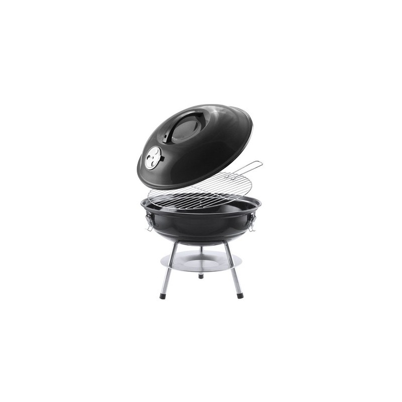 Barbecue  durable personnalisé Mayrax Matières : métal Couleurs : noir personnalisable avec votre logo