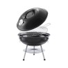 Barbecue  durable personnalisé Mayrax Matières : métal Couleurs : noir personnalisable avec votre logo