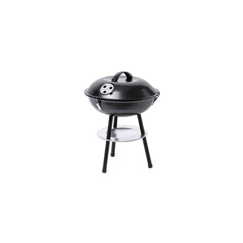 Barbecue  durable personnalisé Mayrax Matières : métal Couleurs : noir impression haute définition