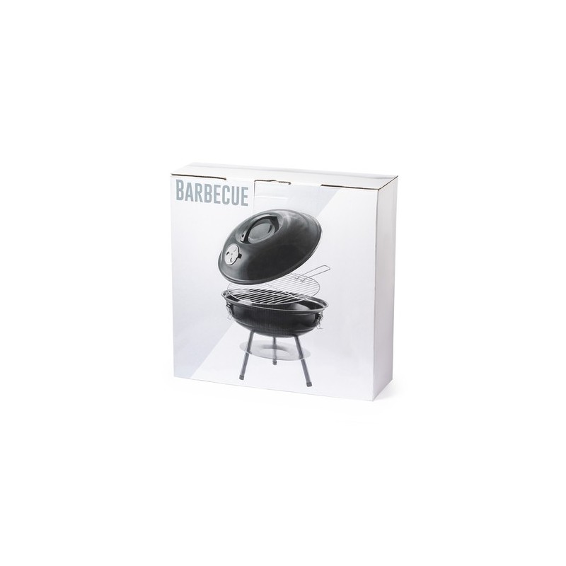 Barbecue  durable personnalisé Mayrax Matières : métal Couleurs : noir cadeau collaborateur premium