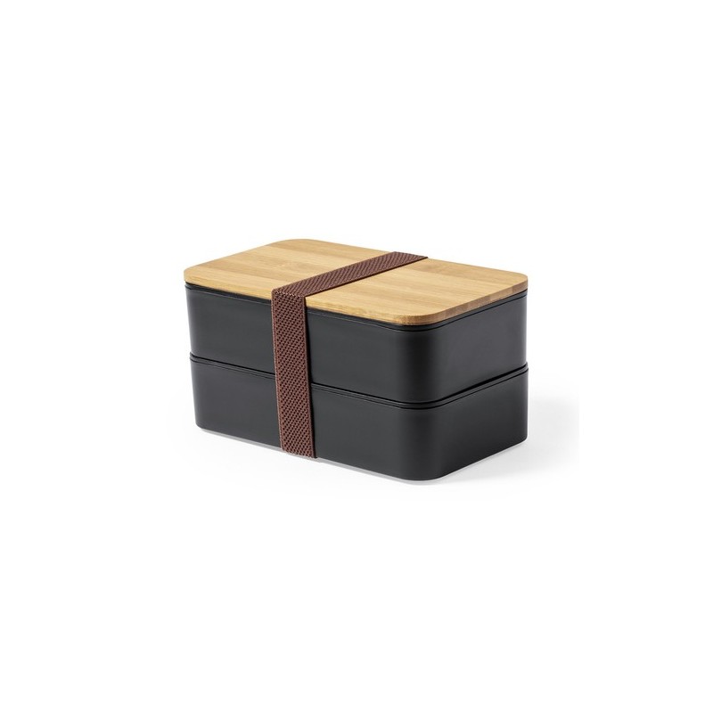 Boîte à déjeuner personnalisée Gamelle Bawar pas cher Matières : bambou Couleurs : naturel accessoire événementiel unique