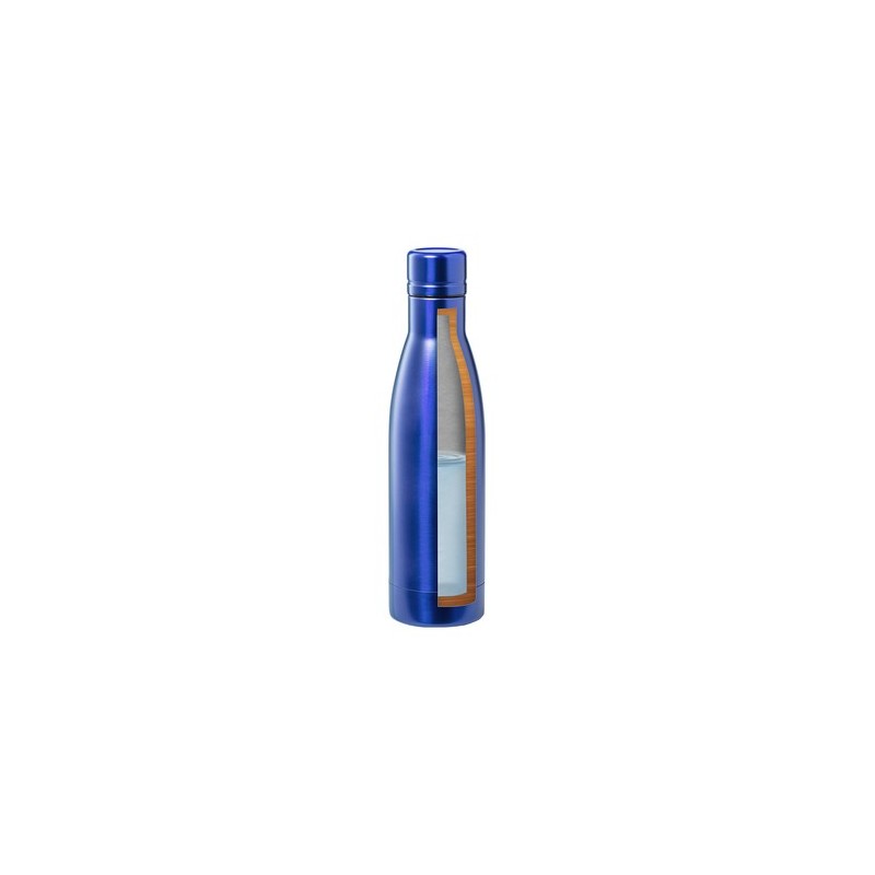 Bidon Isotherme Thermique Personnalisé Kungel pas cher Matières : acier inoxydable Couleurs : bleu cadeau entreprise pas cher