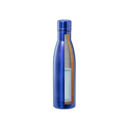 Bidon Isotherme Thermique Personnalisé Kungel pas cher Matières : acier inoxydable Couleurs : noir objet promotionnel éco-respon