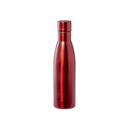 Bidon Isotherme Thermique Personnalisé Kungel pas cher Matières : acier inoxydable Couleurs : noir marquage laser ultra précis
