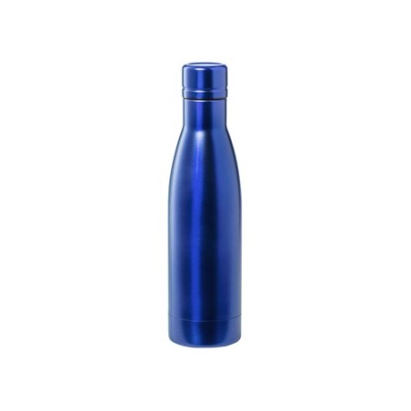 Bidon Isotherme Thermique Personnalisé Kungel pas cher Matières : acier inoxydable Couleurs : doré marquage couleur éclatante