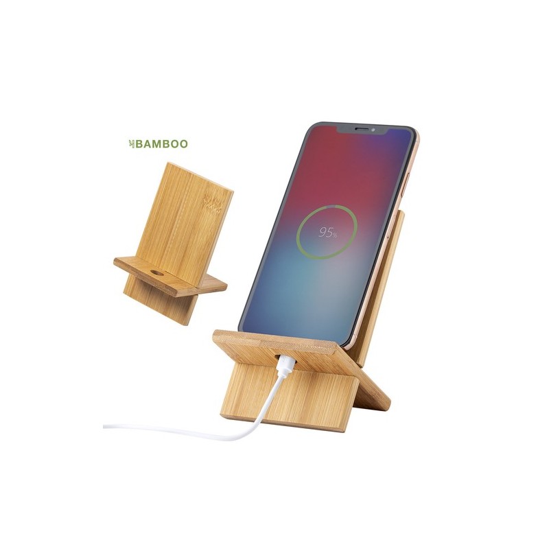 Porte-téléphone Éco-responsable Personnalisé à prix réduit - Protok Matières : bambou