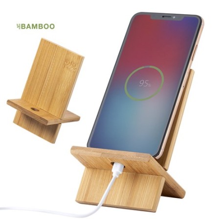 Porte-téléphone Éco-responsable Personnalisé à prix réduit - Protok Matières : bambou