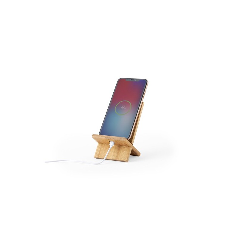Porte-téléphone Éco-responsable Personnalisé à prix réduit - Protok Matières : bambou goodies publicitaire événementiel