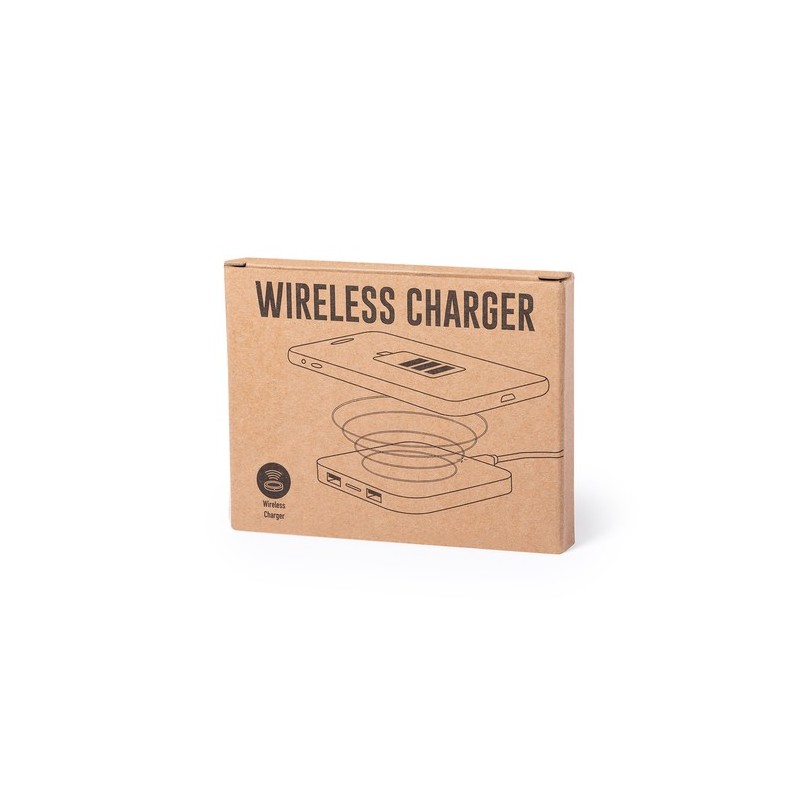 Chargeur Éco-Responsable Pratique Personnalisé Pas Cher Dumiax Matières : bambou Couleurs : naturel livraison express 24h 48h