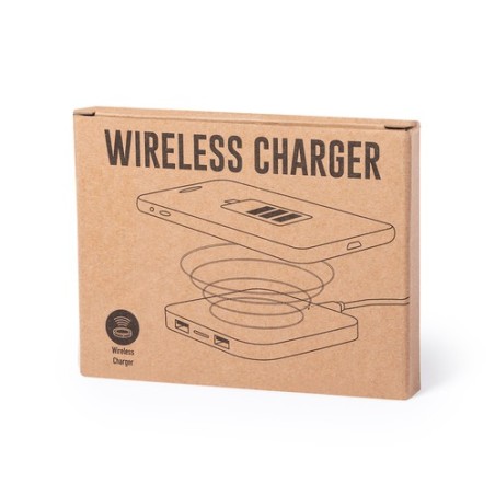 Chargeur Éco-Responsable Pratique Personnalisé Pas Cher Dumiax Matières : bambou Couleurs : naturel livraison express 24h 48h