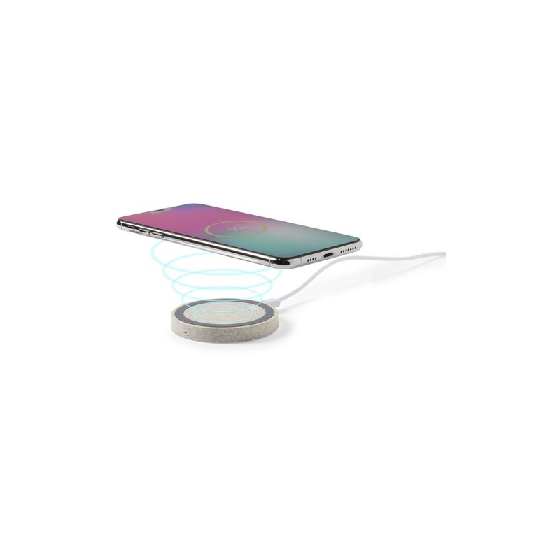 Chargeur Éco-Friendly Personnalisé à Induction Pas Cher - Cirkal Matières : ABS Couleurs : naturel marquage laser ultra précis