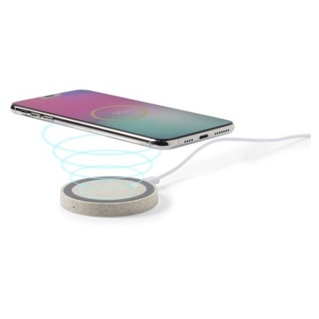 Chargeur Éco-Friendly Personnalisé à Induction Pas Cher - Cirkal Matières : ABS Couleurs : naturel marquage laser ultra précis