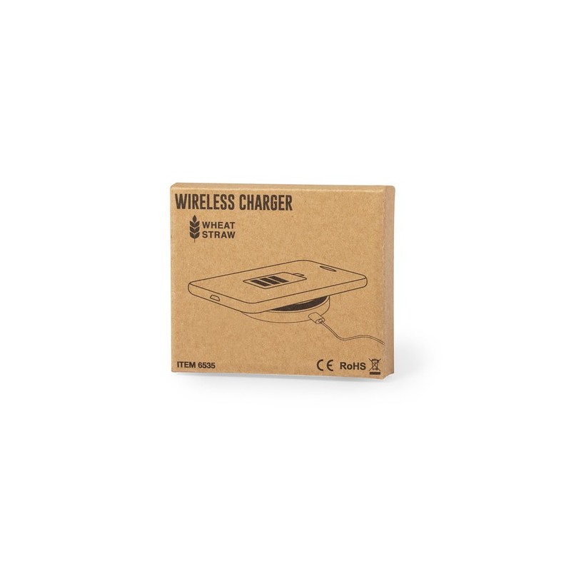 Chargeur Éco-Friendly Personnalisé à Induction Pas Cher - Cirkal Matières : ABS Couleurs : naturel livraison express 24h 48h