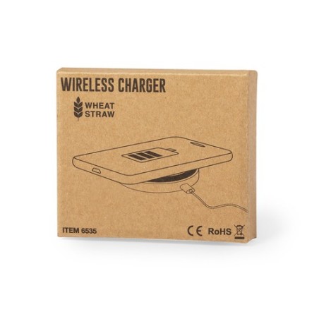 Chargeur Éco-Friendly Personnalisé à Induction Pas Cher - Cirkal Matières : ABS Couleurs : naturel livraison express 24h 48h
