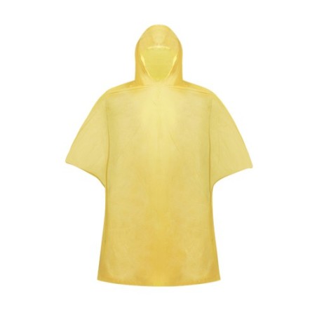 Poncho personnalisé imperméable et pratique Montello Matières : PVC Couleurs : rouge objet promotionnel éco-responsable