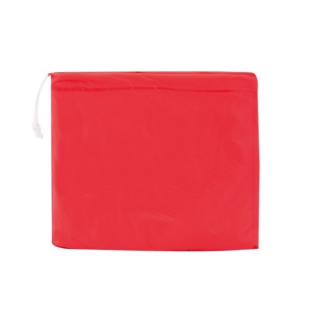 Poncho personnalisé imperméable et pratique Montello Matières : PVC Couleurs : rouge marquage couleur éclatante