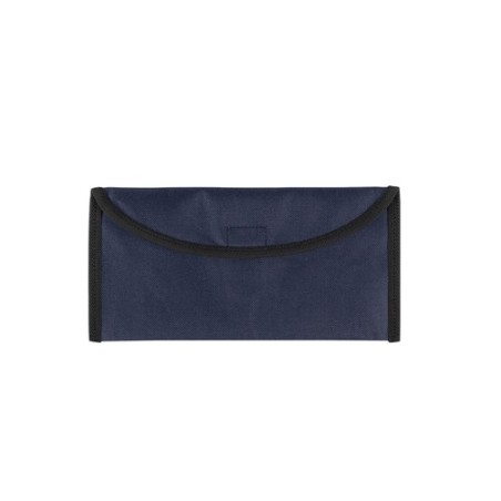 Porte-Documents de Voyage Éco-responsable Lisboa Matières : polyester Couleurs : bleu marine personnalisable avec votre logo