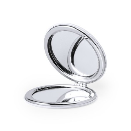 Miroir de Poche Personnalisé Élégant pas cher Plumiax Matières : PU Couleurs : blanc
