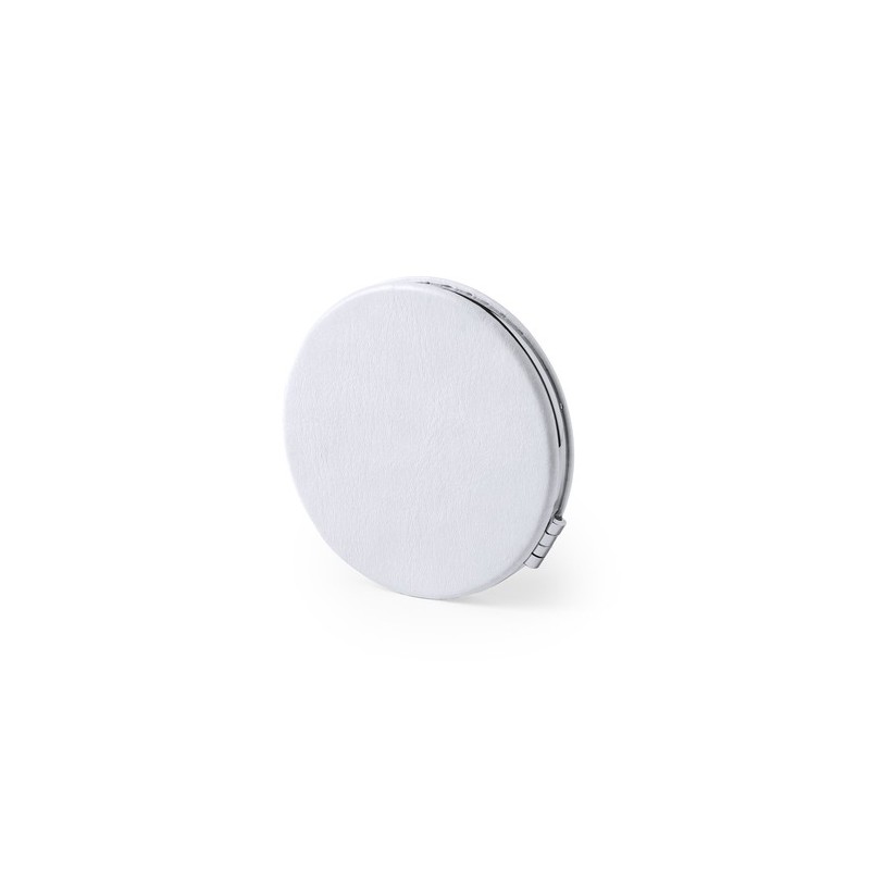 Miroir de Poche Personnalisé Élégant pas cher Plumiax Matières : PU Couleurs : blanc goodies publicitaire événementiel