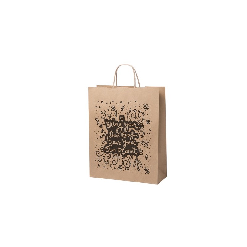 Sac en Papier Personnalisé - Sac Éco-responsable Nauska Matières : papier recyclé