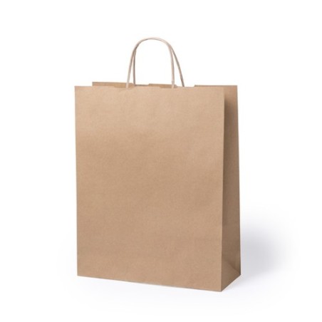 Sac en Papier Personnalisé - Sac Éco-responsable Nauska Matières : papier recyclé personnalisable avec votre logo