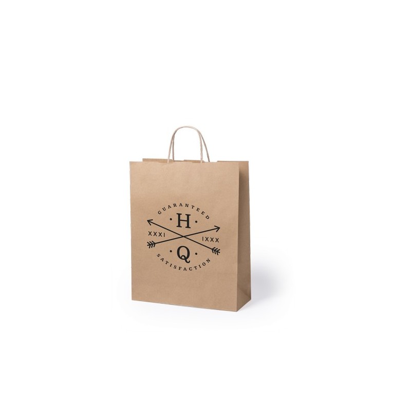 Sac en Papier Personnalisé - Sac Éco-responsable Nauska Matières : papier recyclé marquage laser ultra précis