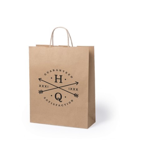 Sac en Papier Personnalisé - Sac Éco-responsable Nauska Matières : papier recyclé marquage laser ultra précis