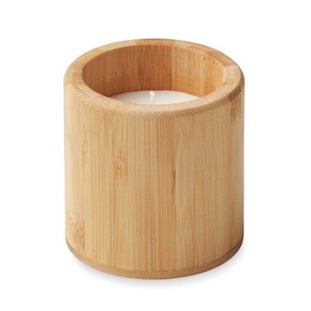 Bougie parfumée  en cire végétale 160 g - GIZA Matières : cire Couleurs : bois