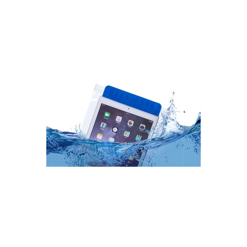 Sac Étanche Économique Personnalisé pour Tablette - Fourre-Tout Kirot Matières : PVC Couleurs : bleu goodies personnalisé en sto
