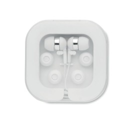 Écouteurs Confortables en Silicone Performants - MUSISOFT C Matières : ABS Couleurs : blanc marquage laser ultra précis