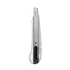 Cutter rétractable en aluminium pratique personnalisé - TRACTA Matières : aluminium Couleurs : argenté cadeau entreprise pas che