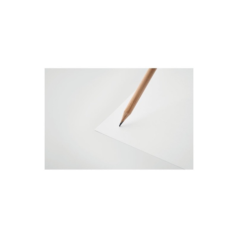 Crayon à papier personnalisé avec gomme - STOMP SHARP Matières : bois Couleurs : bois goodies publicitaire événementiel