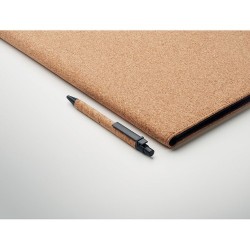 Conférencier A4 Éco-responsable en Liège - CONCORK Matières : liège Couleurs : beige marquage laser ultra précis