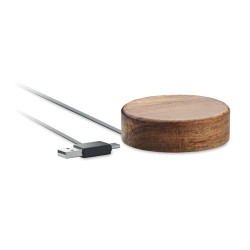 Chargeur sans fil personnalisé en acacia - ACALESS