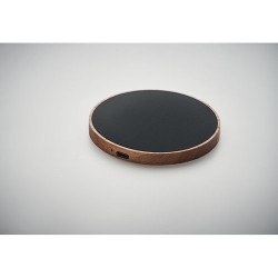 Chargeur sans fil  15W en acacia - ACAWAI Matières : bois Couleurs : noir impression haute définition