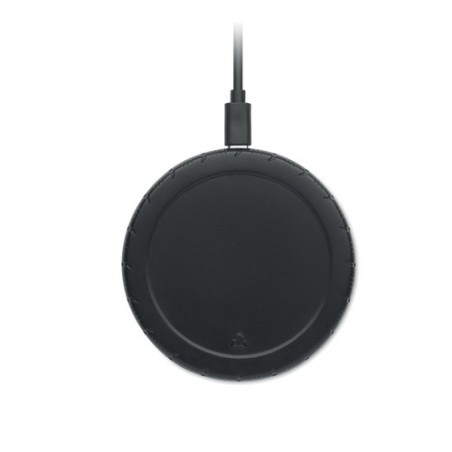 Chargeur sans fil Éco-responsable 15W MATICLESS Matières : ABS recyclé Couleurs : bois livraison express 24h 48h