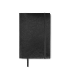 Carnet A5 personnalisé en PU recyclé - BRETA, idéal pour votre bureau pas cher Couleurs : noir Matières : PU recyclé personnalis