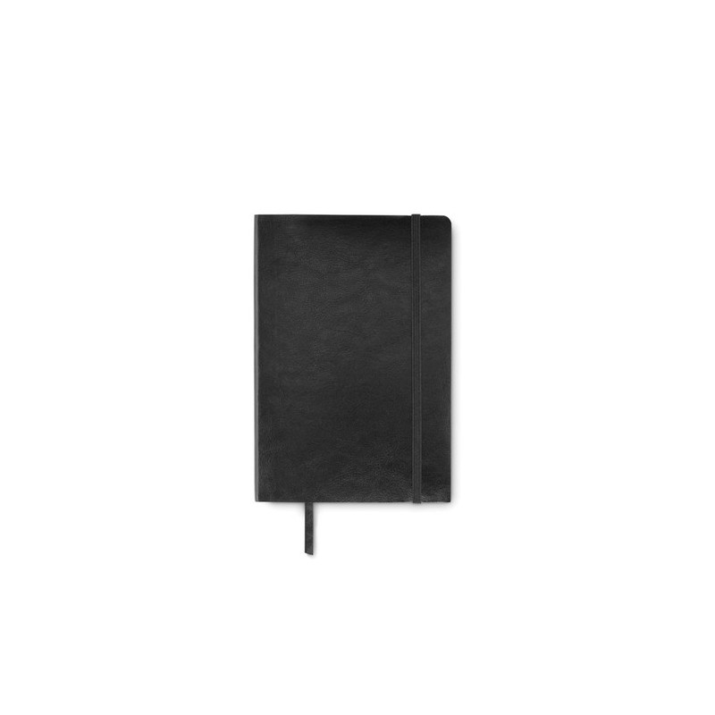 Carnet A5 personnalisé en PU recyclé - BRETA, idéal pour votre bureau pas cher Couleurs : noir Matières : PU recyclé personnalis