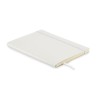 Carnet A5 personnalisé en PU recyclé - BRETA, idéal pour votre bureau pas cher Couleurs : blanc Matières : PU recyclé goodies pu
