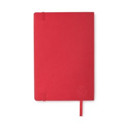 Carnet A5 personnalisé en PU recyclé - BRETA, idéal pour votre bureau pas cher Couleurs : rouge Matières : PU recyclé objet prom