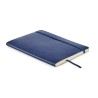 Carnet A5 personnalisé en PU recyclé - BRETA, idéal pour votre bureau pas cher Couleurs : bleu Matières : PU recyclé personnalis
