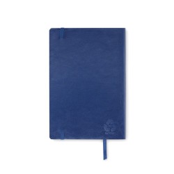 Carnet A5 personnalisé en PU recyclé - BRETA, idéal pour votre bureau pas cher Couleurs : bleu Matières : PU recyclé impression 