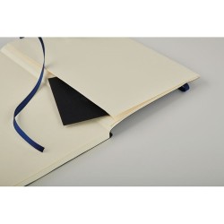Carnet A5 personnalisé en PU recyclé - BRETA, idéal pour votre bureau pas cher Couleurs : bleu Matières : PU recyclé goodies pub