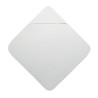 Cape de bain personnalisée en coton - HUGME Matières : coton Couleurs : blanc cadeau entreprise pas cher