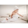 Cape de bain personnalisée en coton - HUGME Matières : coton Couleurs : blanc goodies publicitaire événementiel
